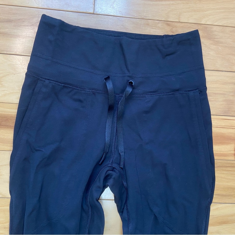 Women’s Adidas Joggers Sz XXS Black High Rise‎ Cuffed Pants - Picture 6 of 9